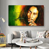 Tableau Rasta Bob Marley