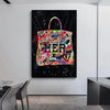 Tableau Sac Hermès Graffiti