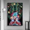 Tableau Super Saiyan Blue et Shenron