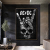 Tableau Tête de Mort ACDC