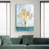 Tableau Triptyque Paysage Bleu Turquoise