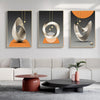 Tableau Triptyque Style Feng Shui