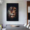 Tableau Visage Lion Tigre